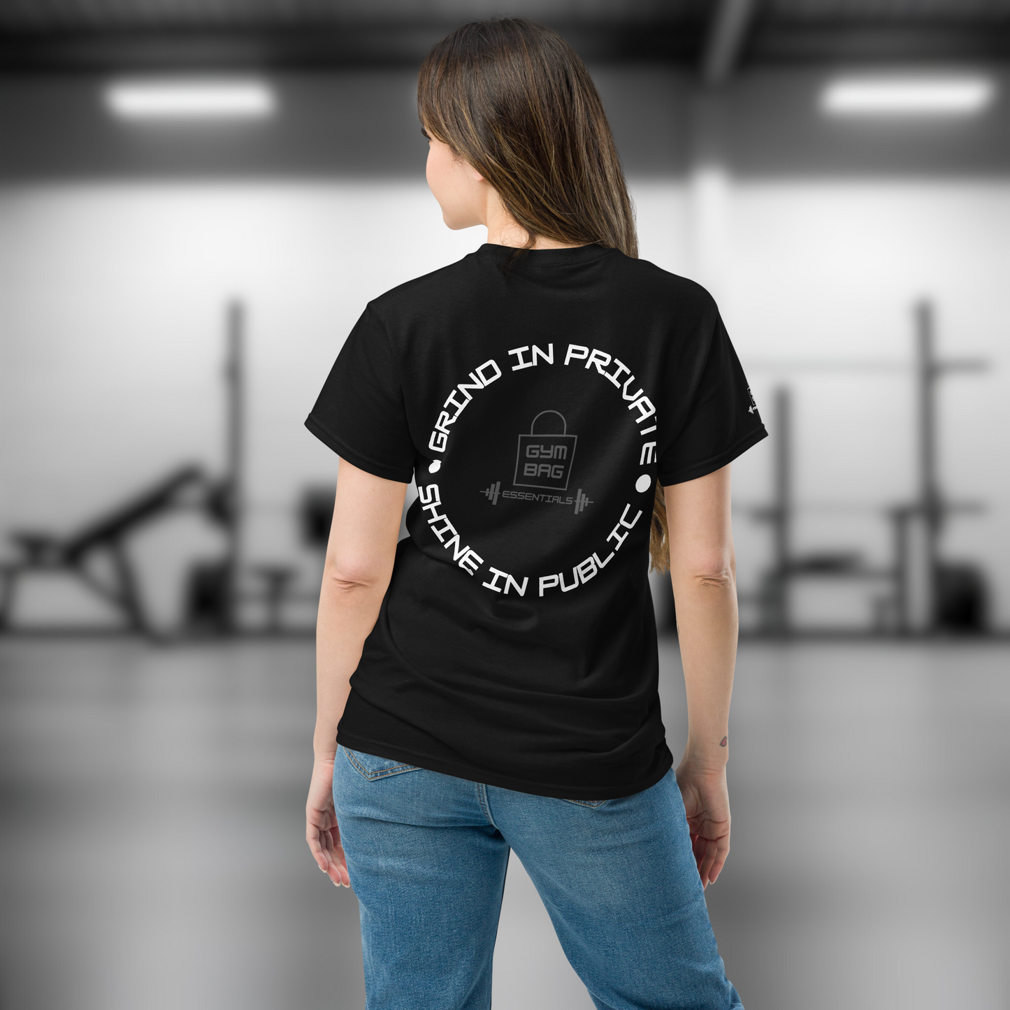 Gym Bag Essentials Classic Embroidered Tee - Grind