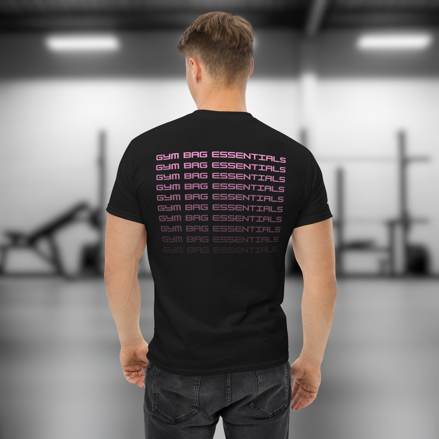 Gym Bag Essentials Classic Embroidered Tee - Fade
