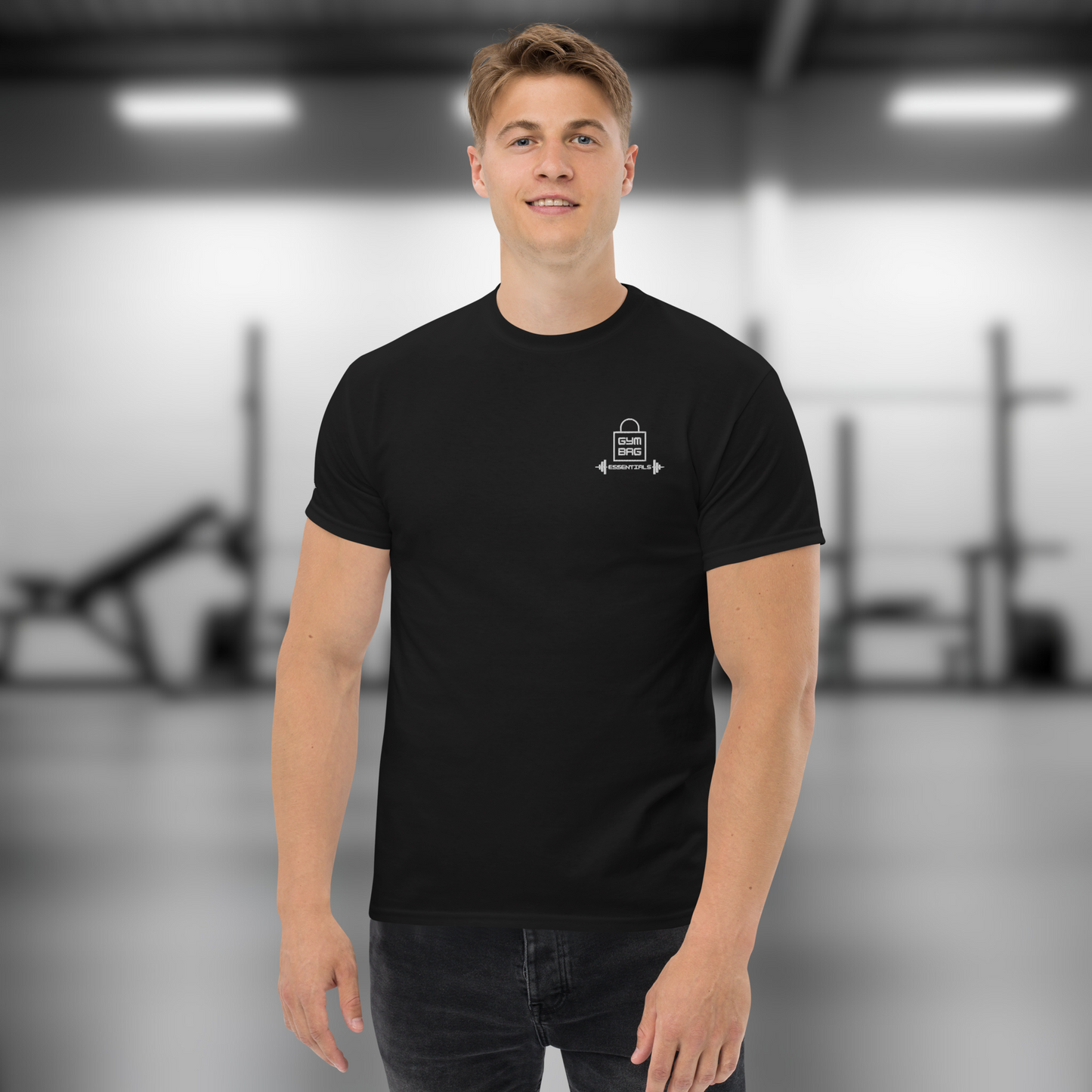 Gym Bag Essentials Classic Embroidered Tee - Fade