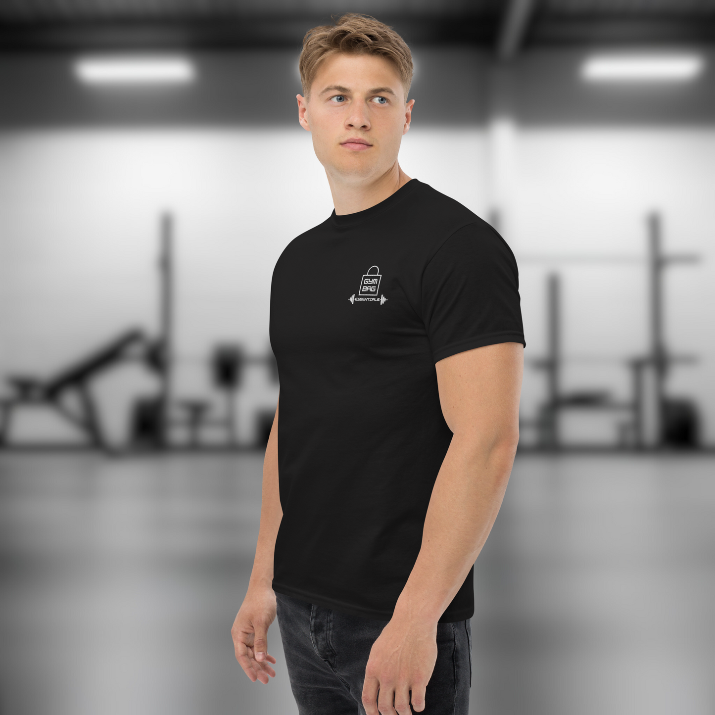 Gym Bag Essentials Classic Embroidered Tee - Grind