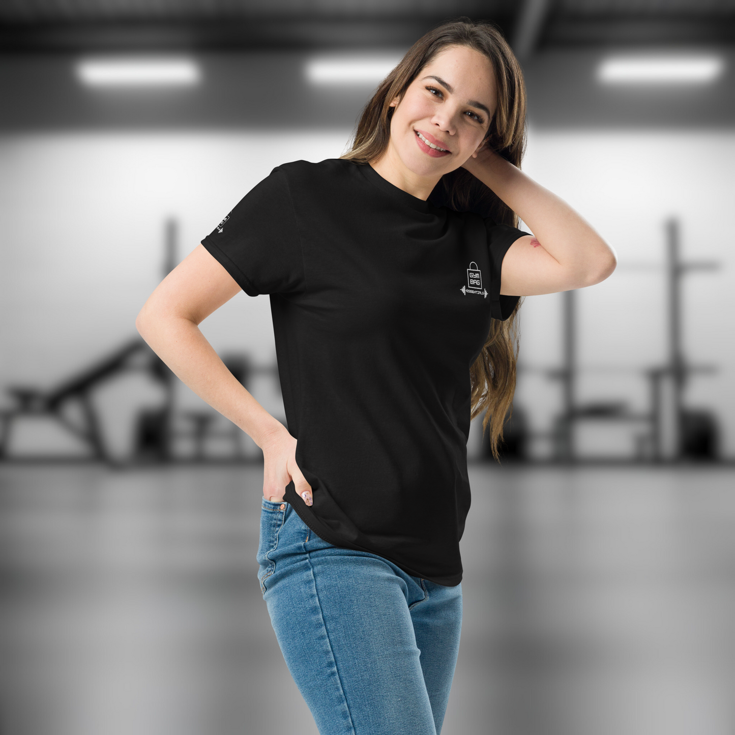 Gym Bag Essentials Classic Embroidered Tee - Fade