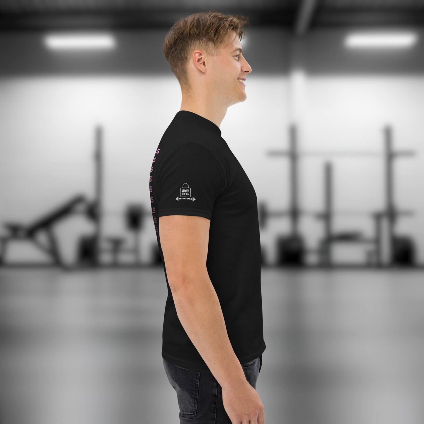 Gym Bag Essentials Classic Embroidered Tee - Fade