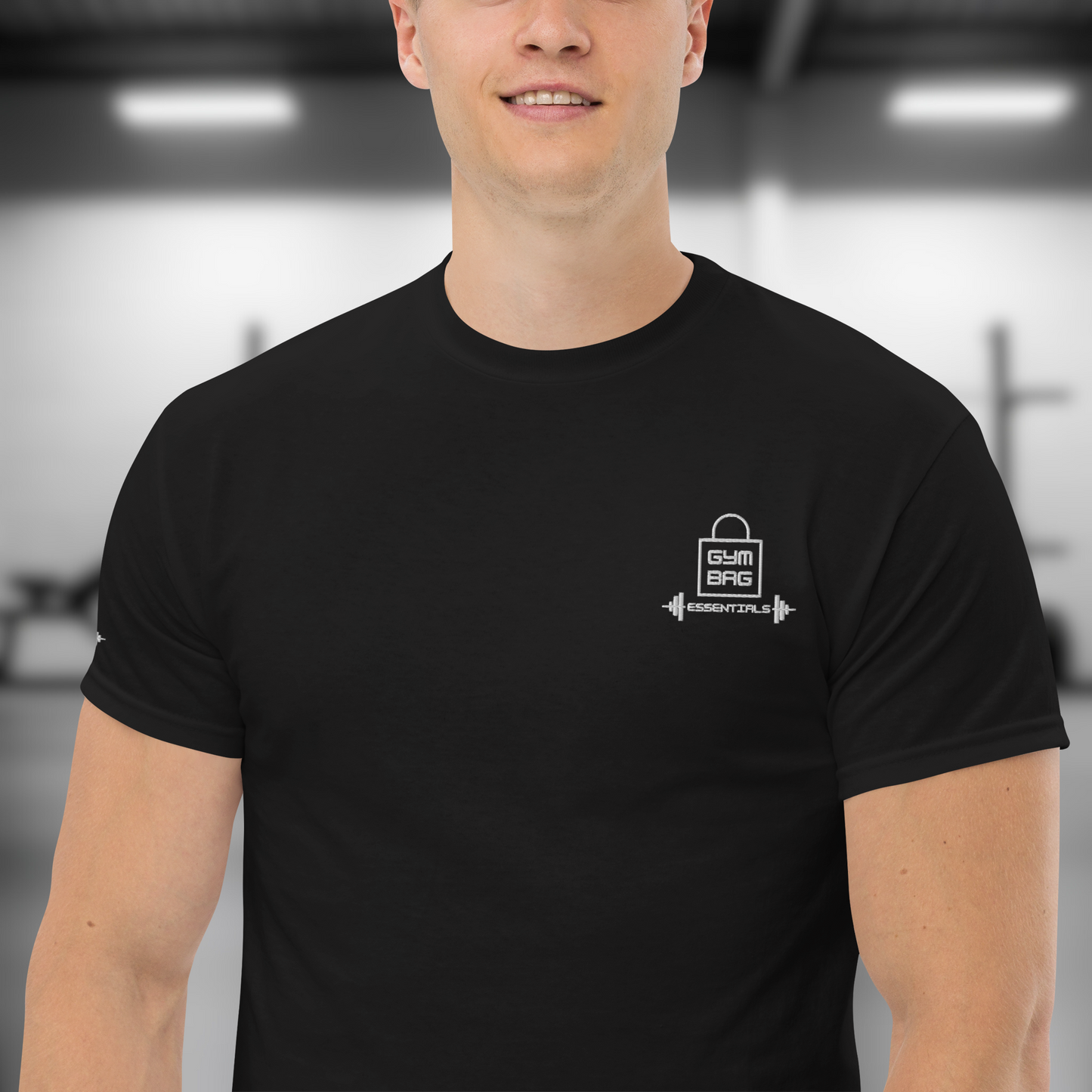 Gym Bag Essentials Classic Embroidered Tee - Fade