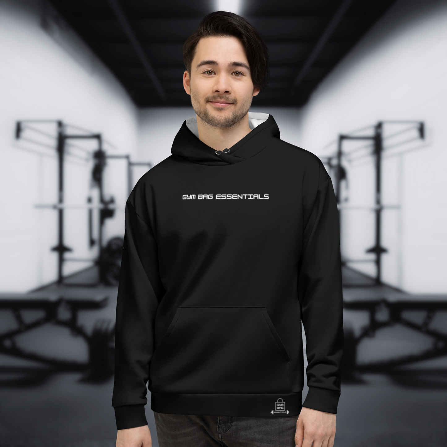 Gym Bag Essentials Contrast Hoodie