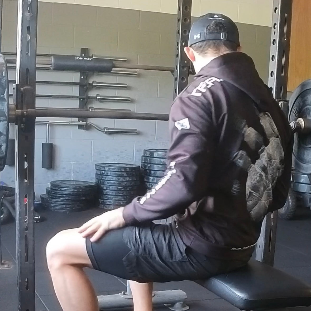 Gym Bag Essentials Contrast Hoodie