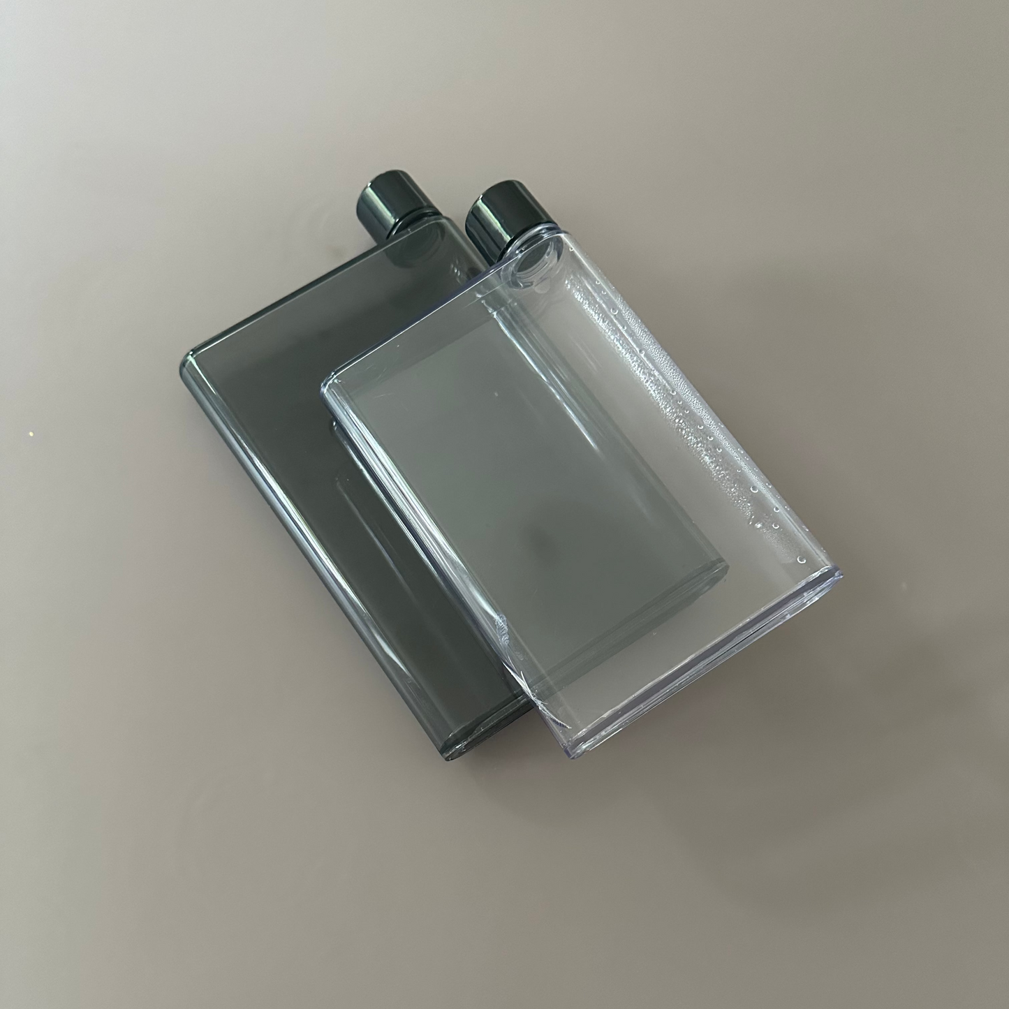 Notebook Size Flat Water Bottle