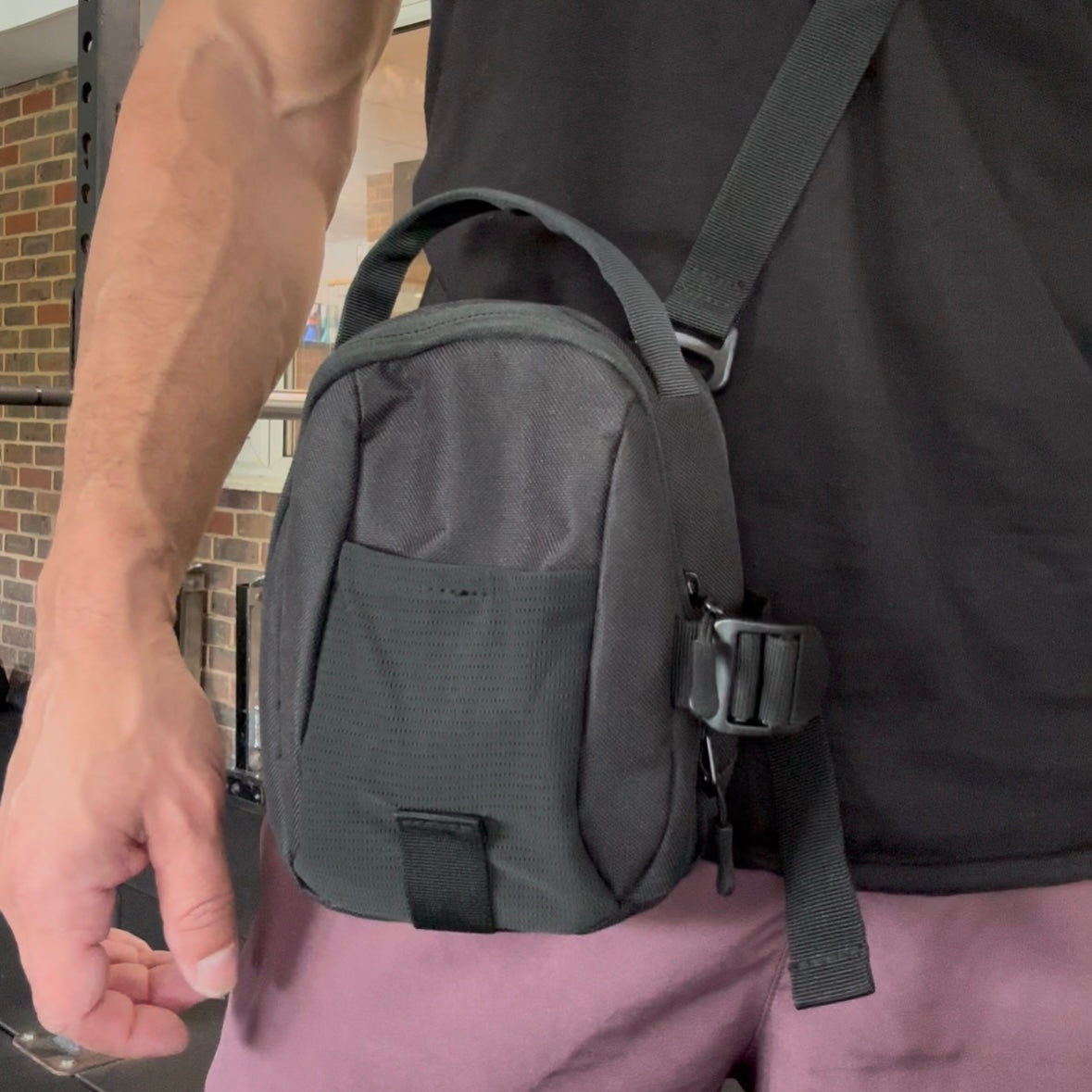 Magnetic Gym Sling Bag