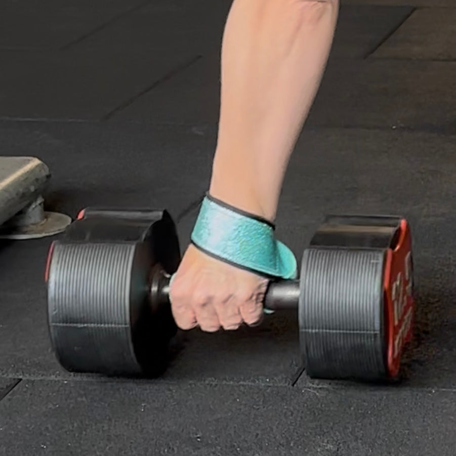 Gym Lifting Straps (Silicone Glitter)