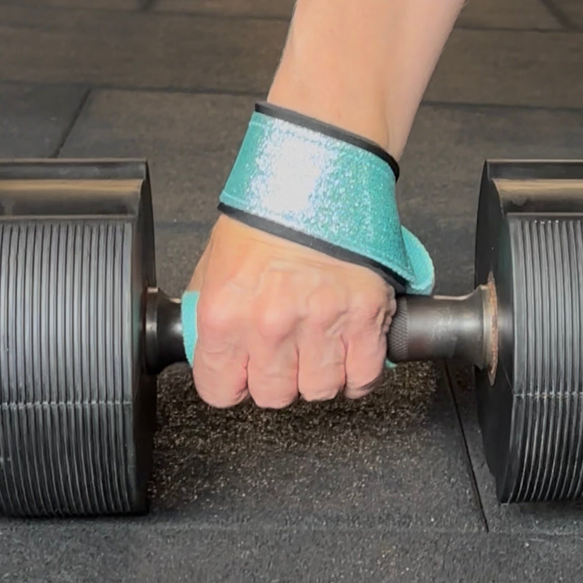 Gym Lifting Straps (Silicone Glitter)