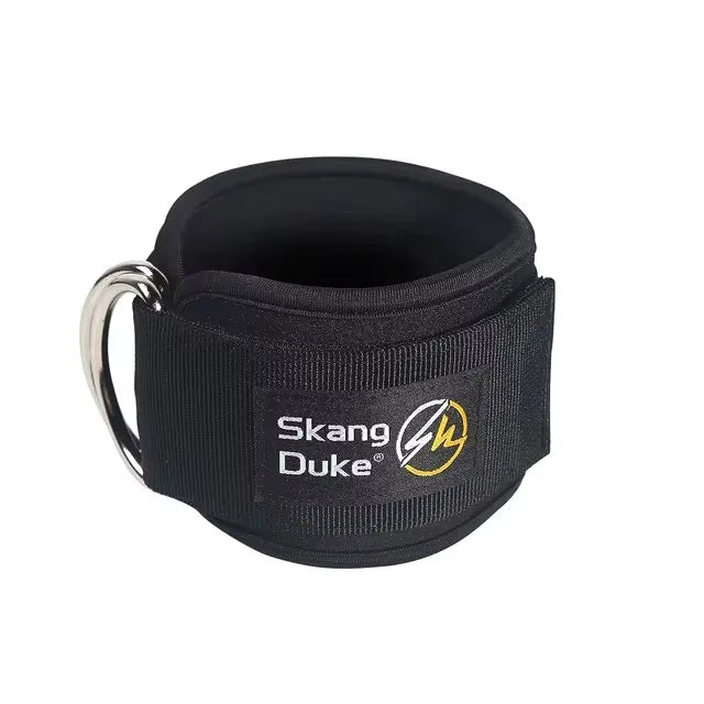 Neoprene Gym Ankle Straps with Double D-Ring Adjustable Cuff (Pattern)