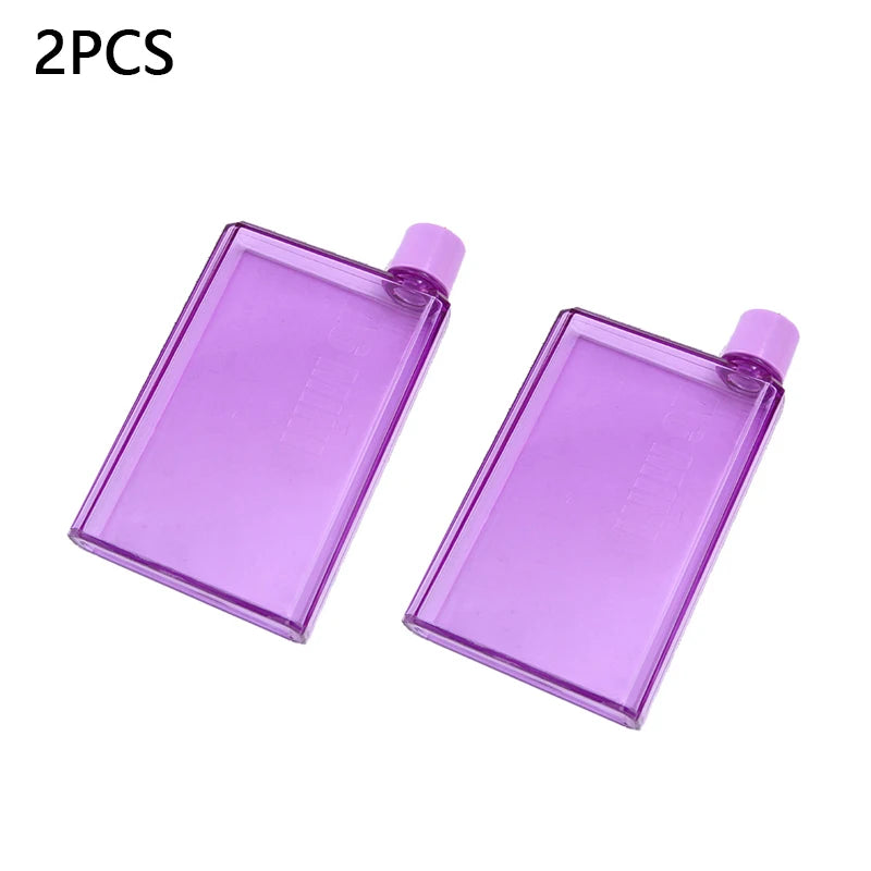 Notebook Size Flat Water Bottle