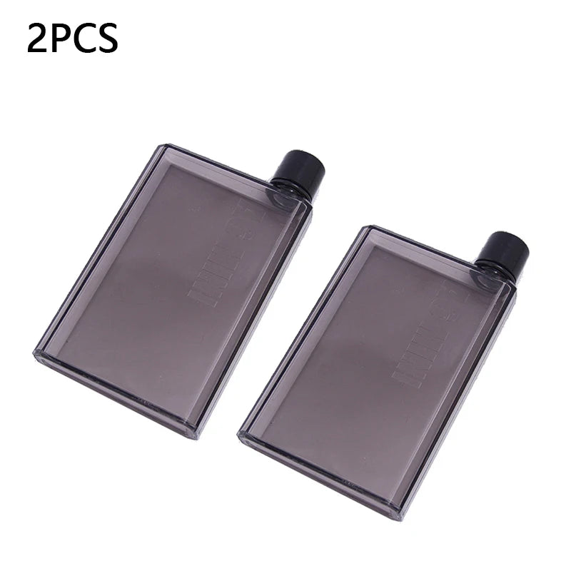 Notebook Size Flat Water Bottle