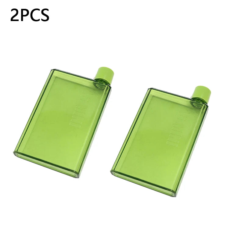 Notebook Size Flat Water Bottle