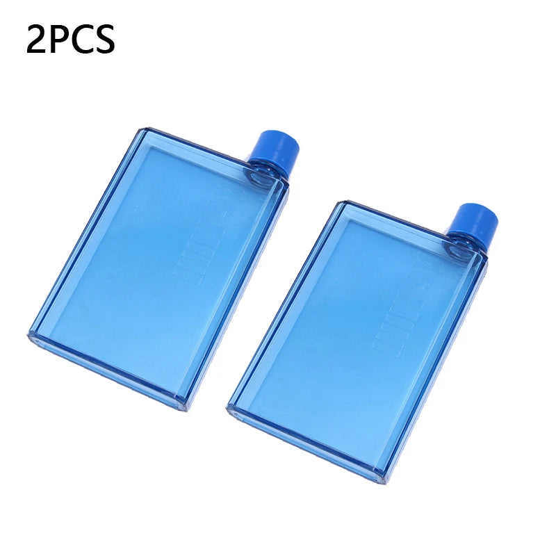 Notebook Size Flat Water Bottle