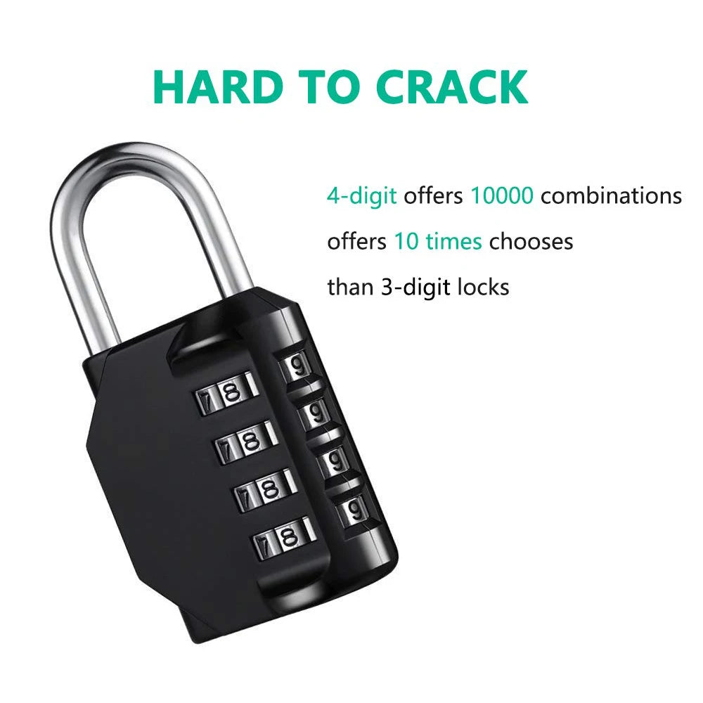 4 Digit Combination Gym Padlock