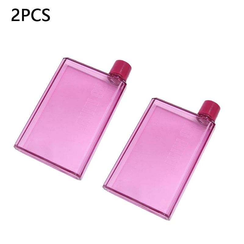 Notebook Size Flat Water Bottle