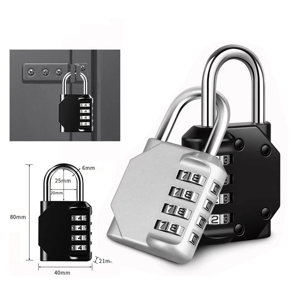 4 Digit Combination Gym Padlock