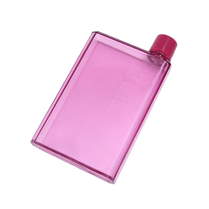 Notebook Size Flat Water Bottle