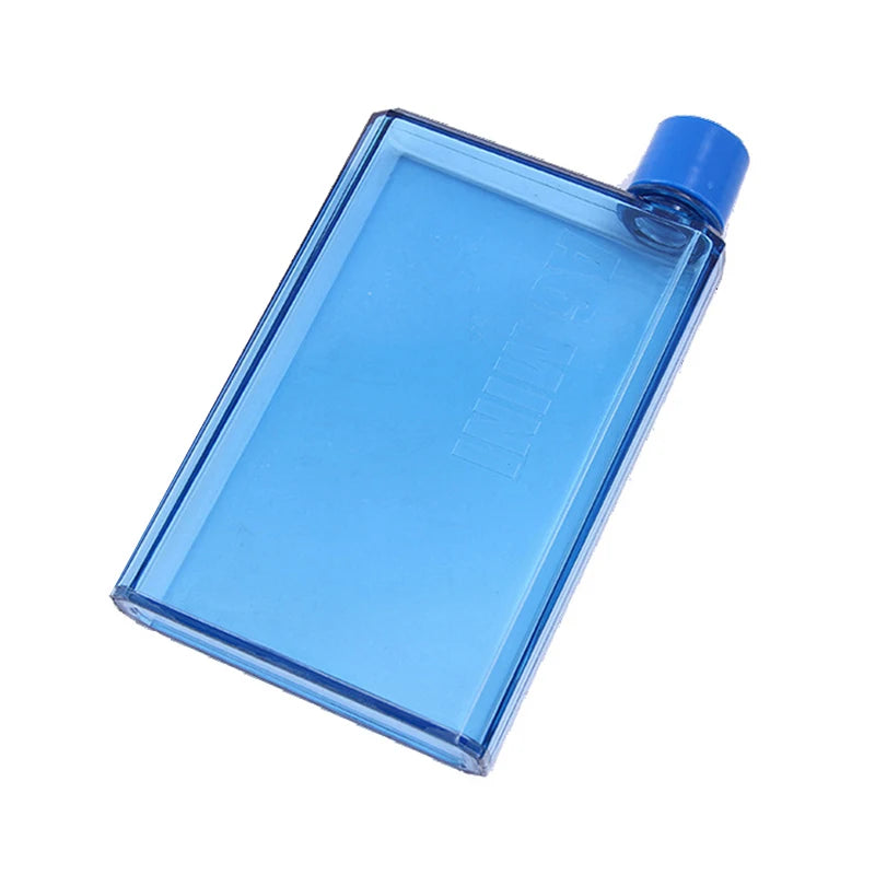 Notebook Size Flat Water Bottle