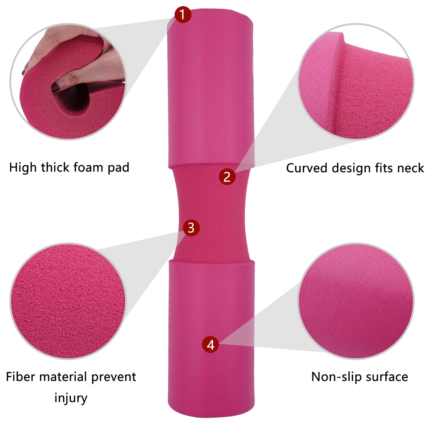 3 in 1 Barbell Pad, Lifting Strap and Ankle Cuff Set