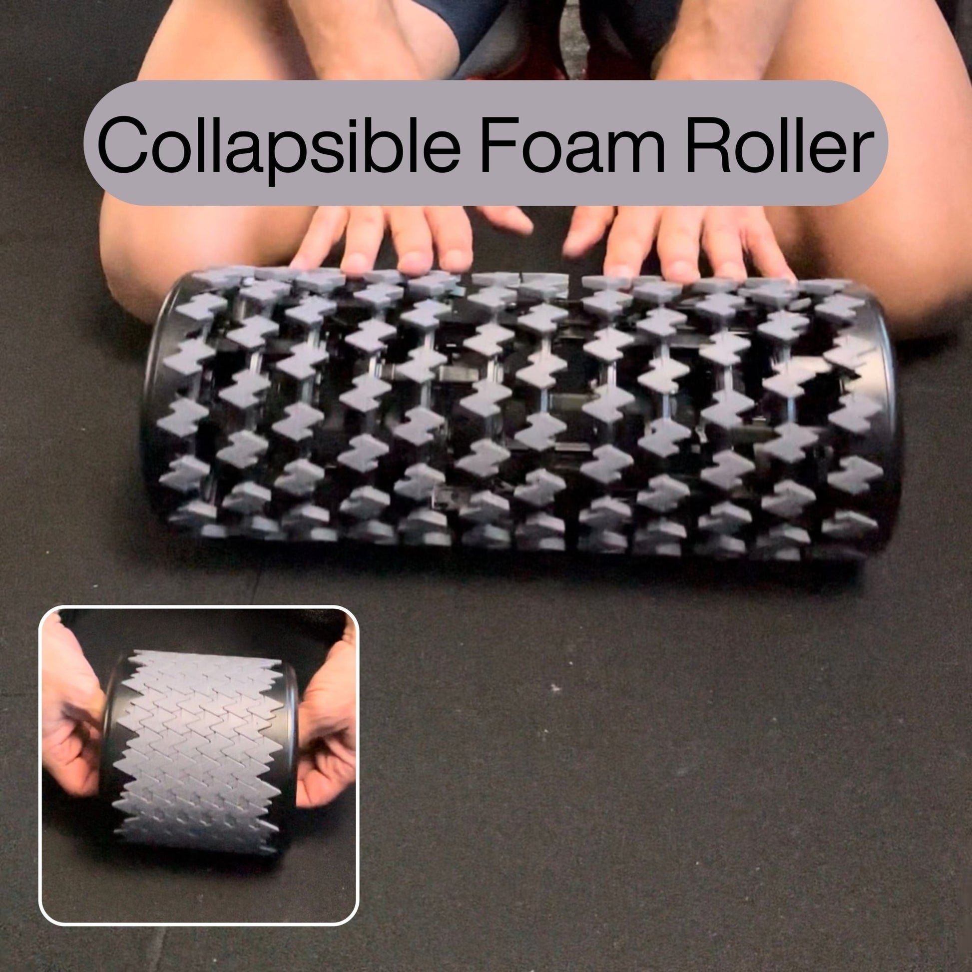 Advanced High Quality Collapsible Foam Roller - Gym Bag Essentials