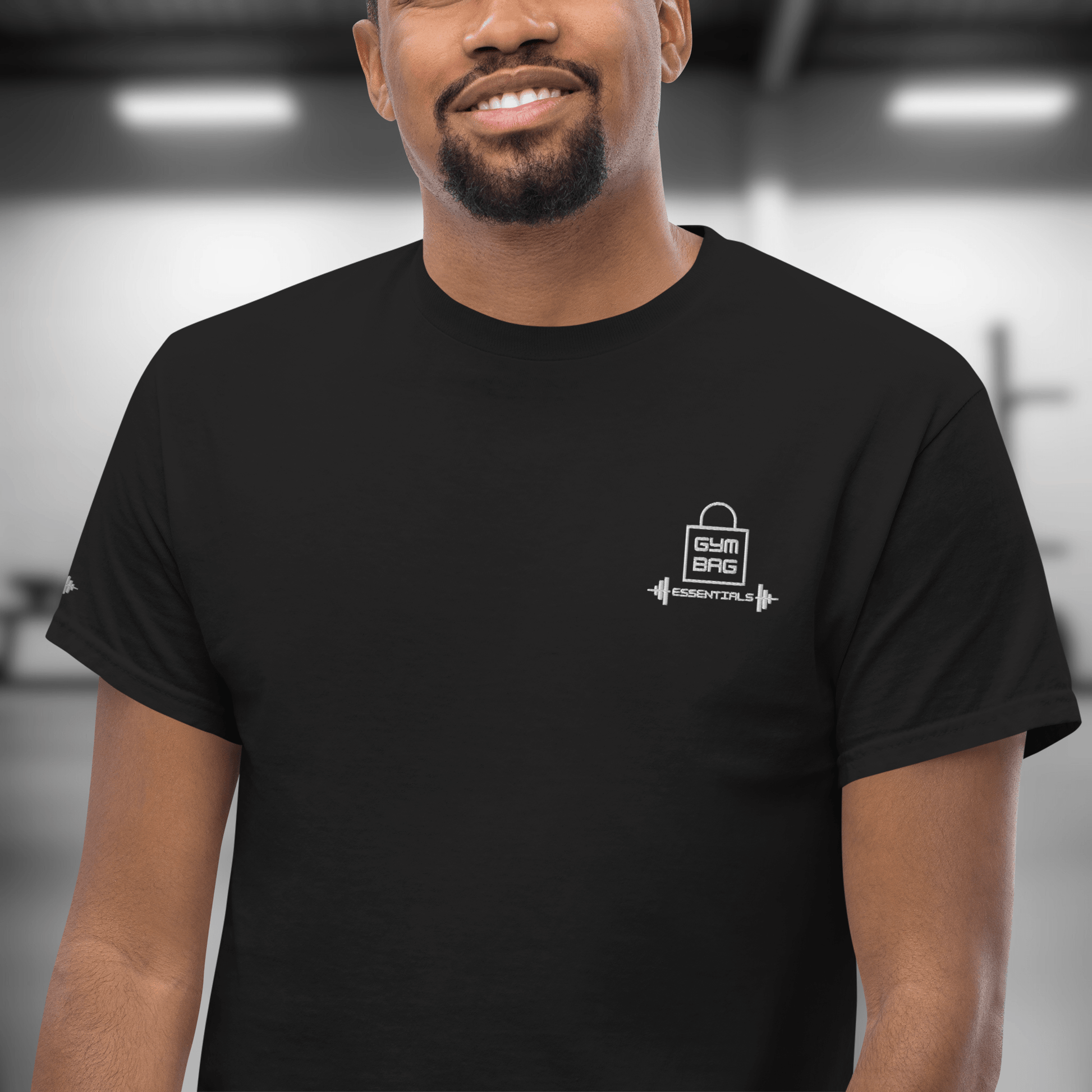 Gym Bag Essentials Classic Embroidered Tee - GBE - Gym Bag Essentials