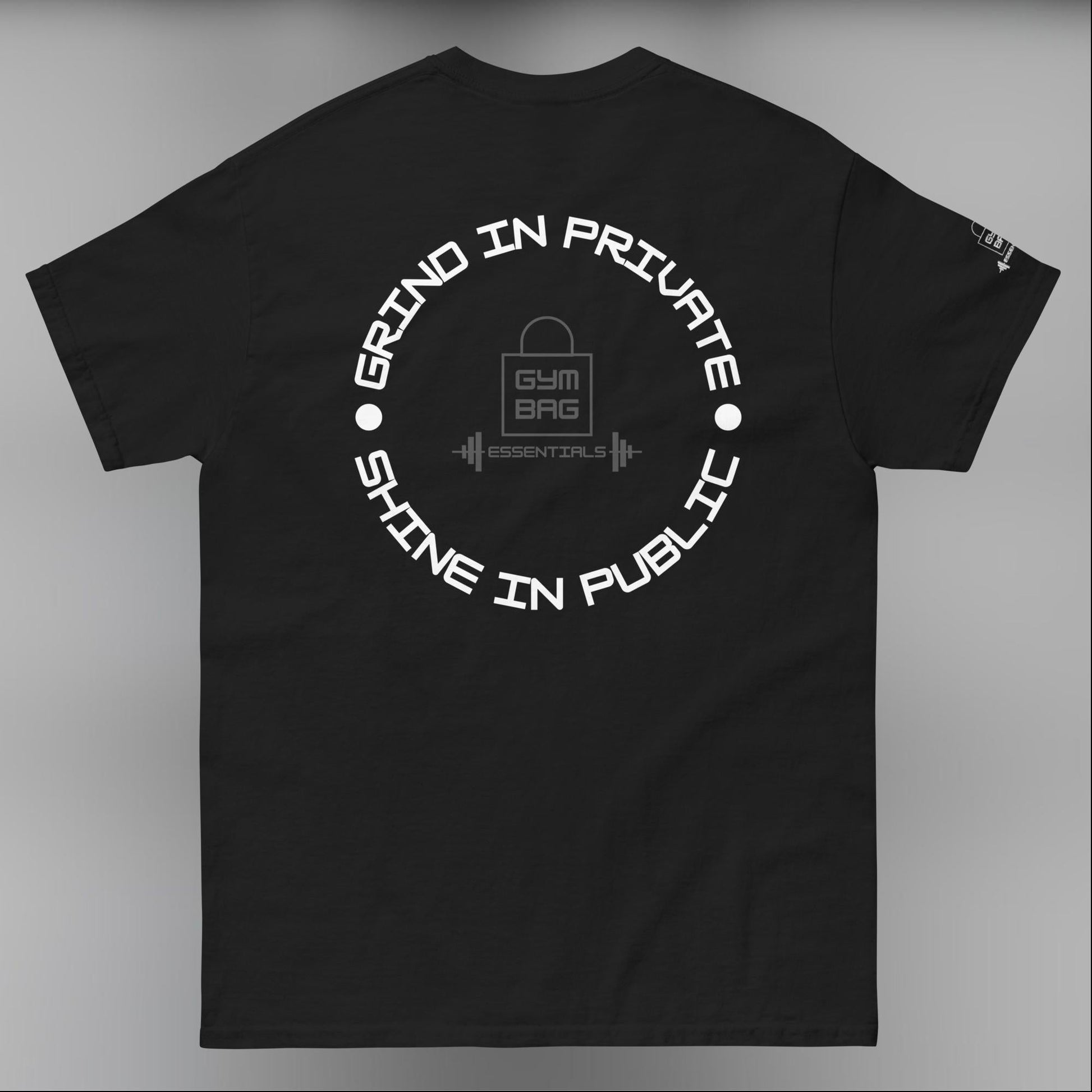 Gym Bag Essentials Classic Embroidered Tee - Grind - Gym Bag Essentials