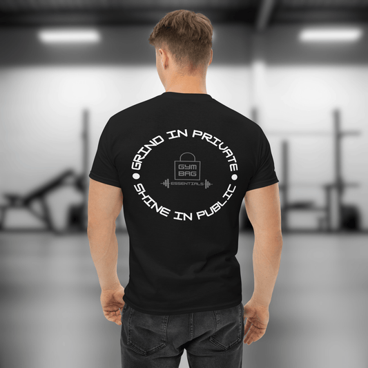Gym Bag Essentials Classic Embroidered Tee - Grind - Gym Bag Essentials
