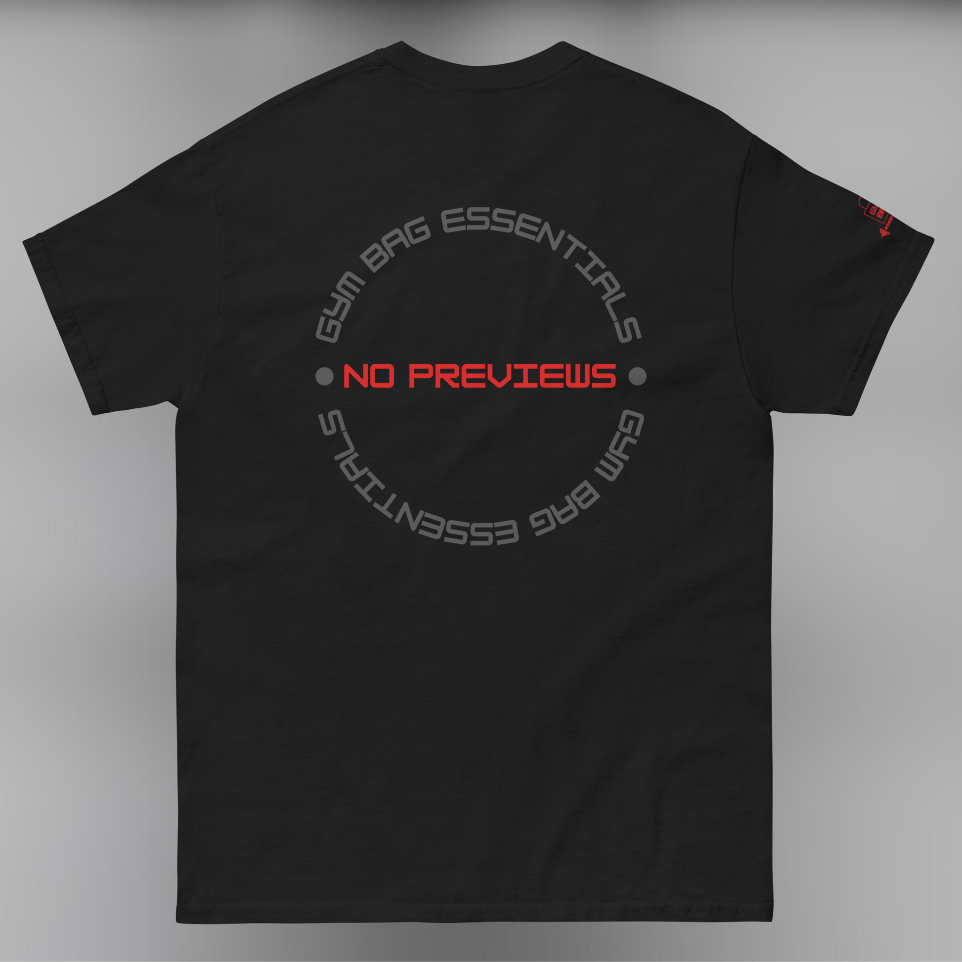 Gym Bag Essentials Classic Embroidered Tee - No Previews - Gym Bag Essentials