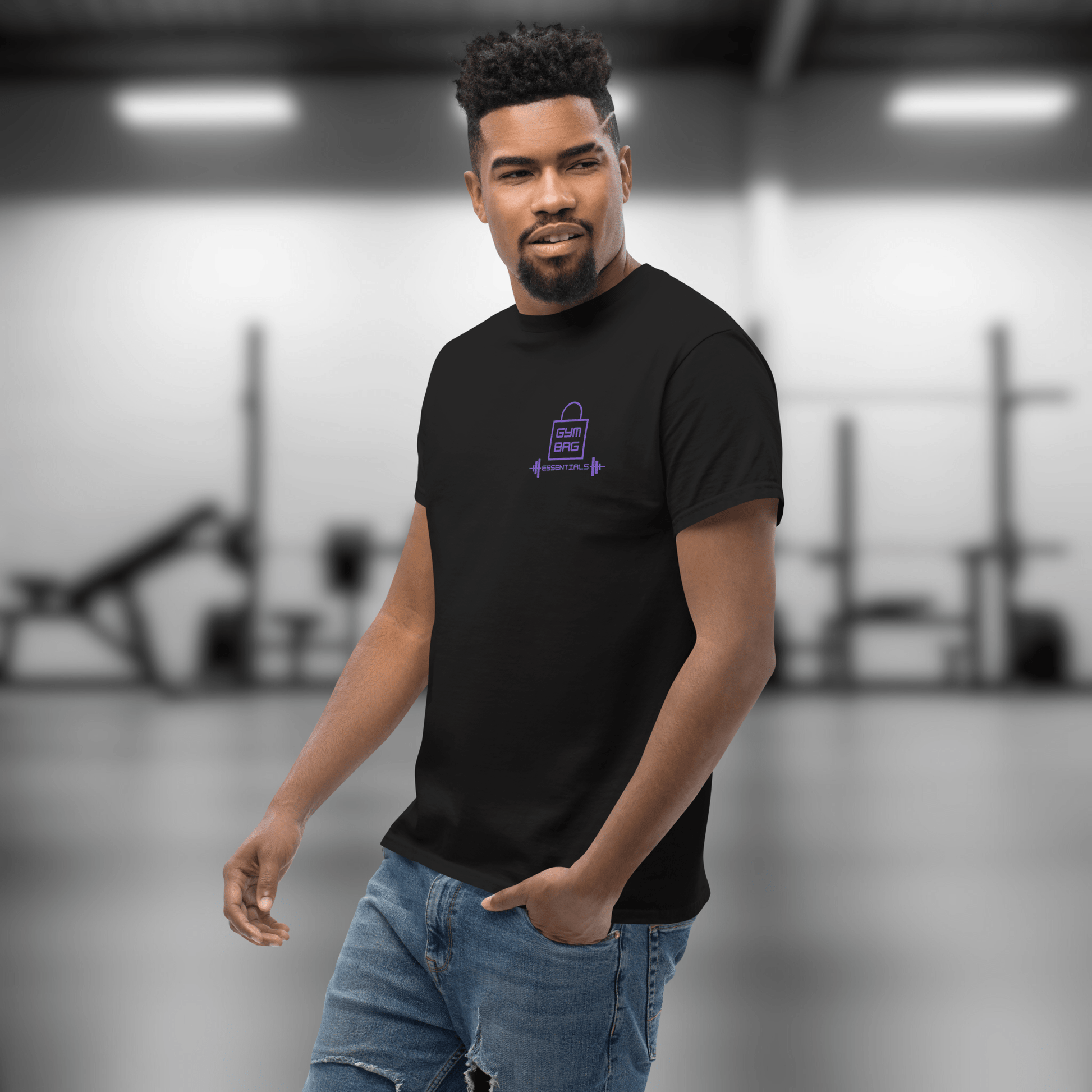 Gym Bag Essentials Classic Tee - Purple - Gym Bag Essentials
