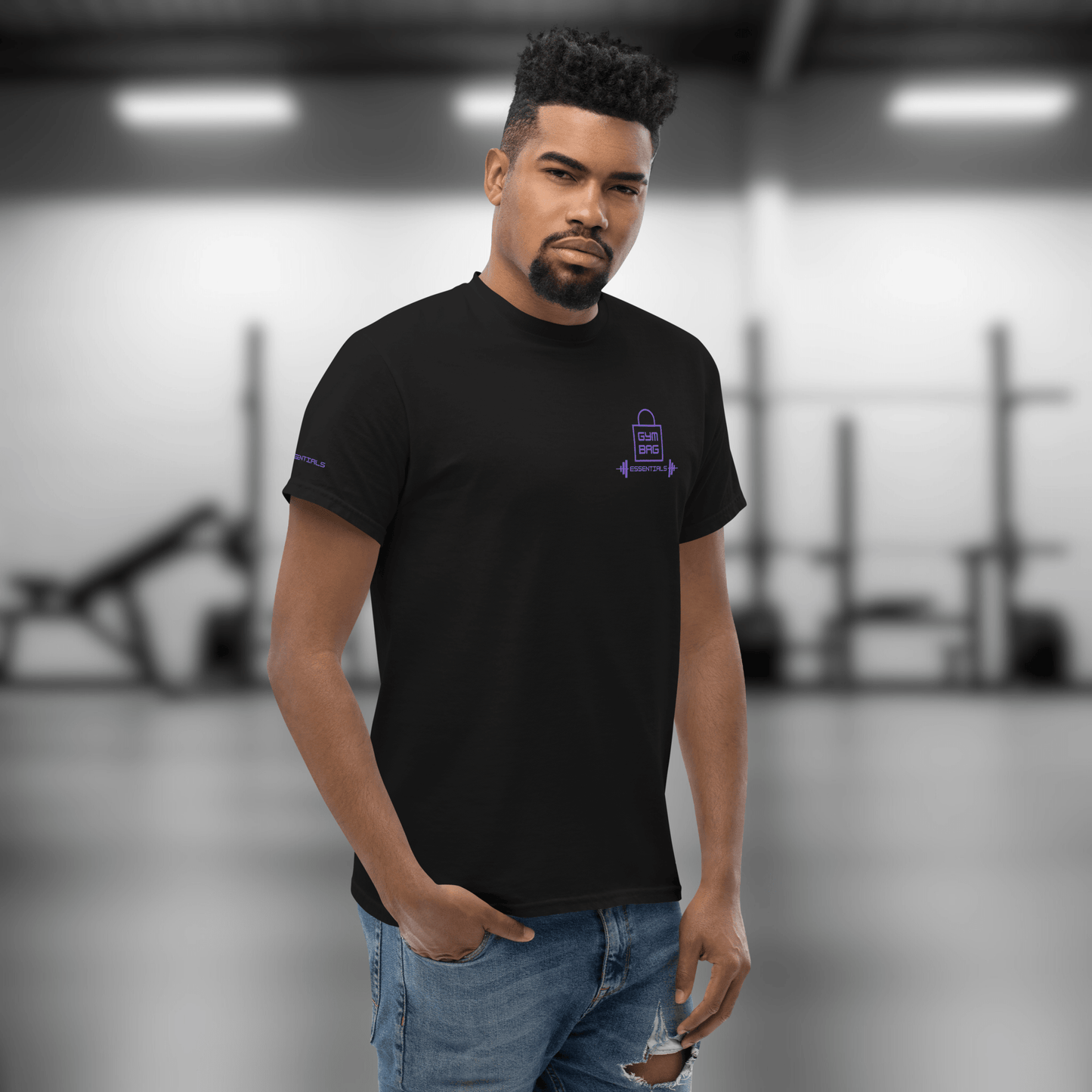 Gym Bag Essentials Classic Tee - Purple - Gym Bag Essentials