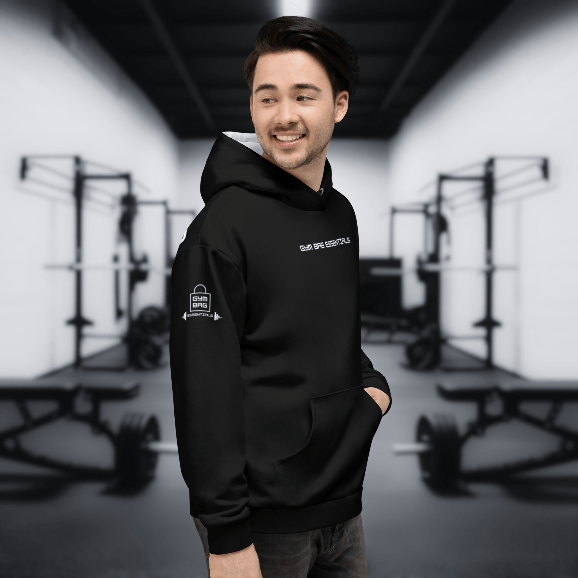 Gym Bag Essentials Contrast Hoodie - Gym Bag Essentials