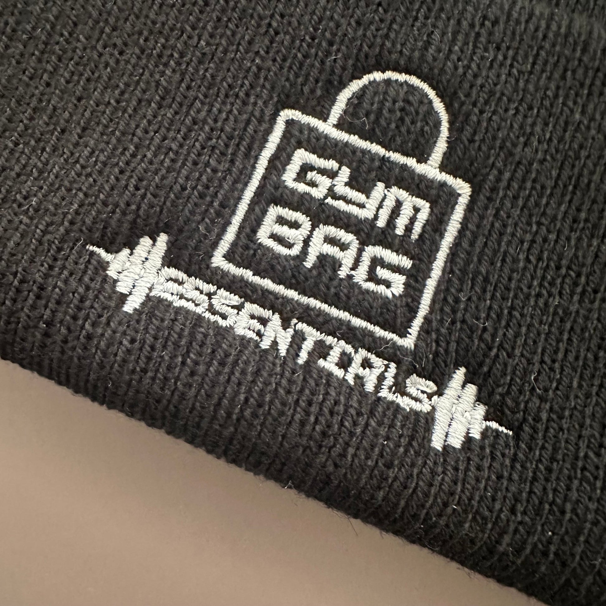 Gym Bag Essentials Embroidered Beanie - Gym Bag Essentials