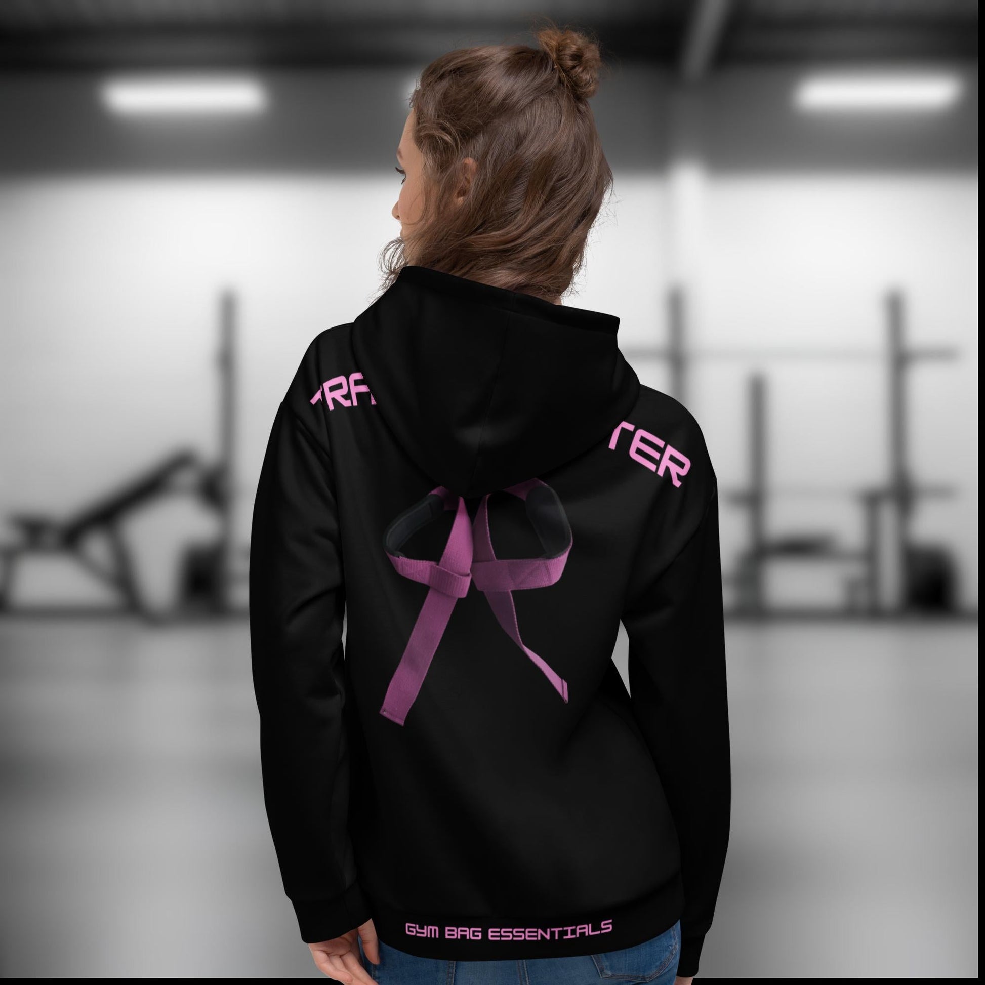 Gym Bag Essentials Hoodie - Black/Pink - Gym Bag Essentials