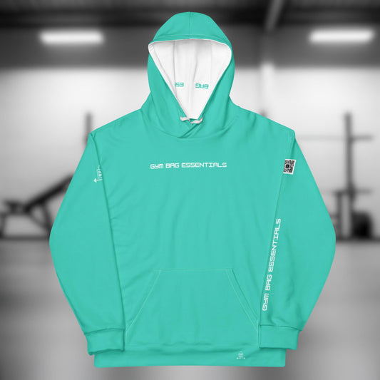 Gym Bag Essentials Hoodie - Teal - Gym Bag Essentials