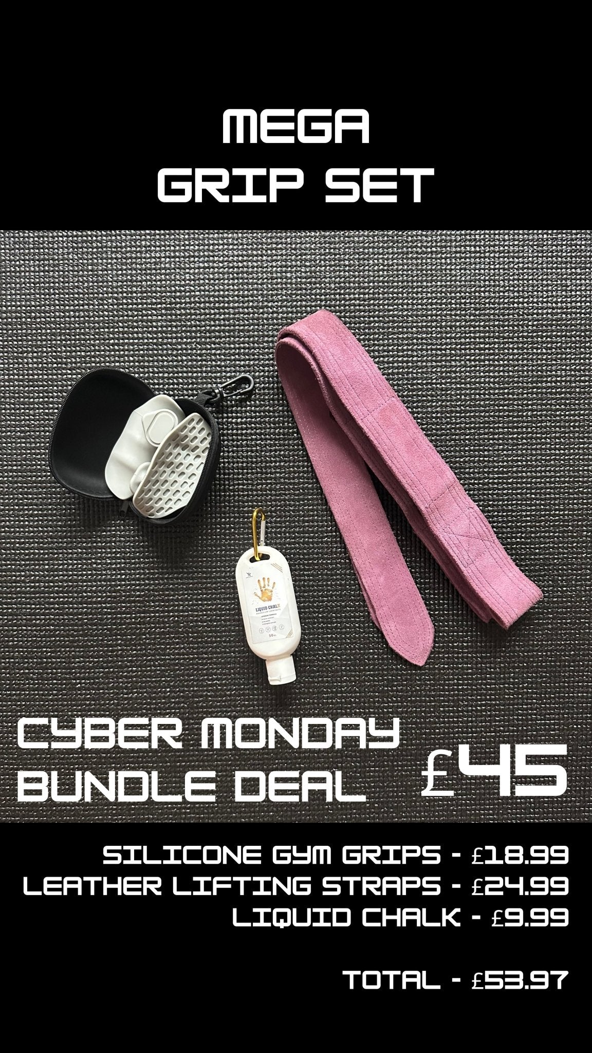 Mega Grip Set - Gym Bag Essentials