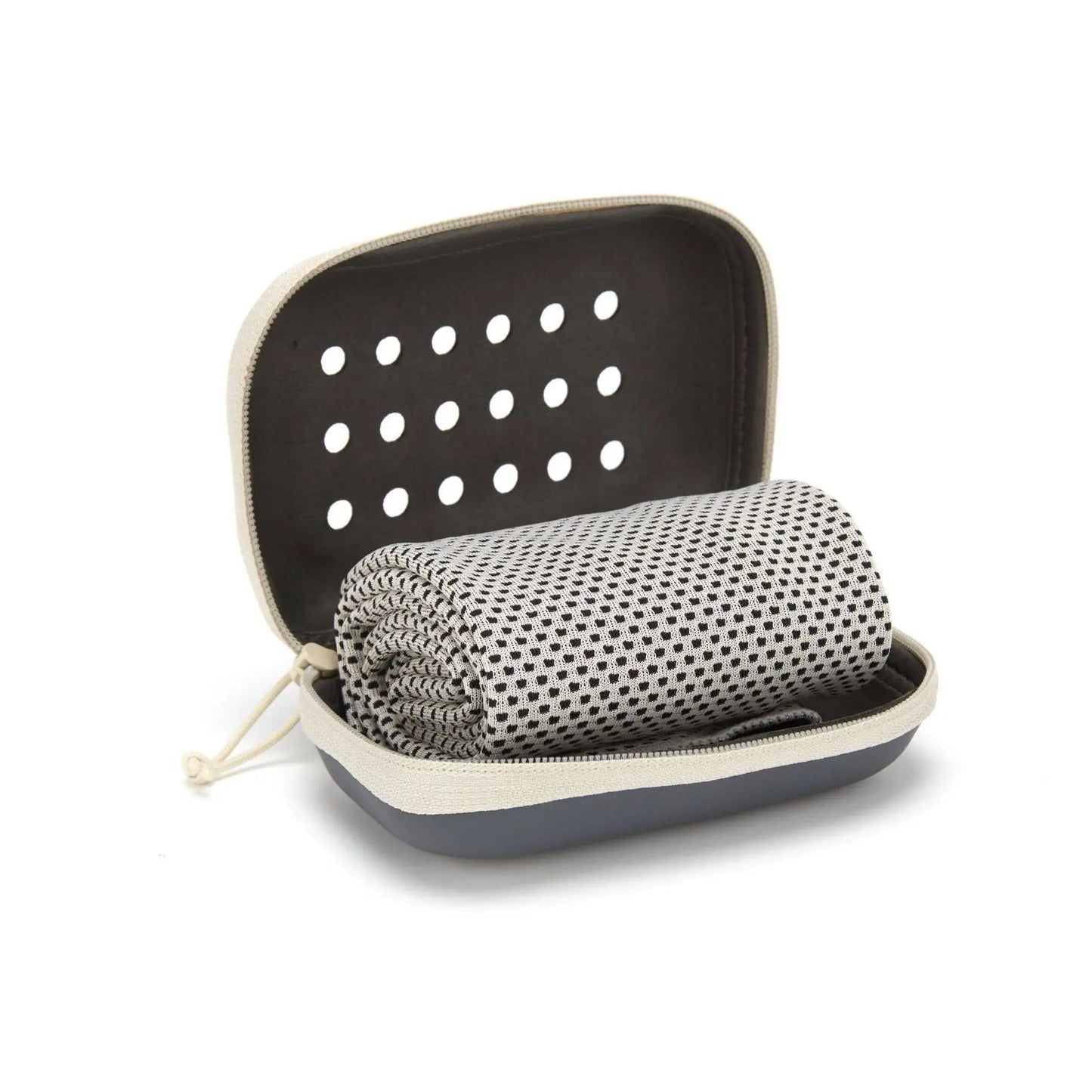 Mini Quick Dry Microfibre Gym Towel with Waterproof storage - Gym Bag Essentials