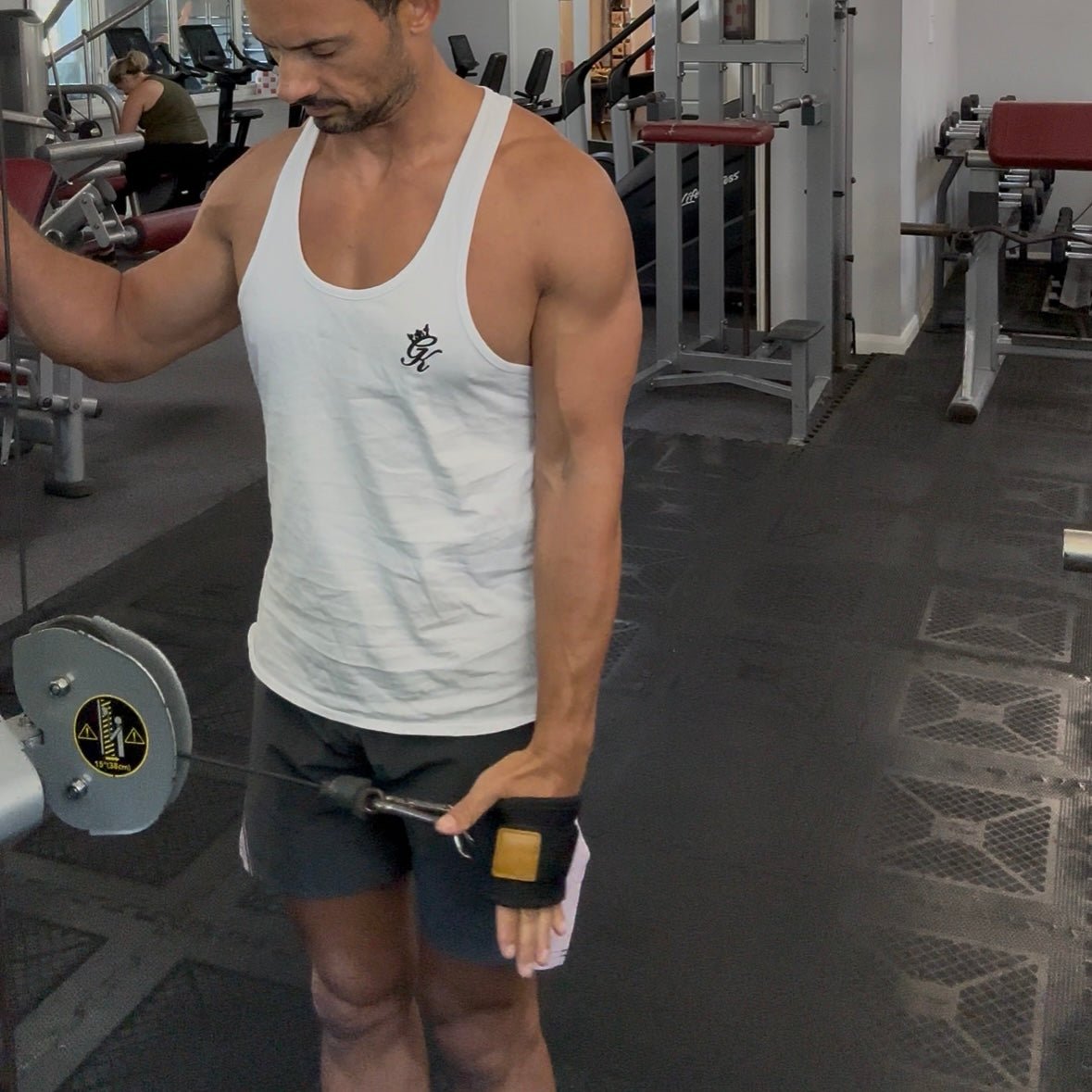 Neoprene Gym Ankle Strap with Double D - Ring Adjustable Cuff - Gym Bag Essentials
