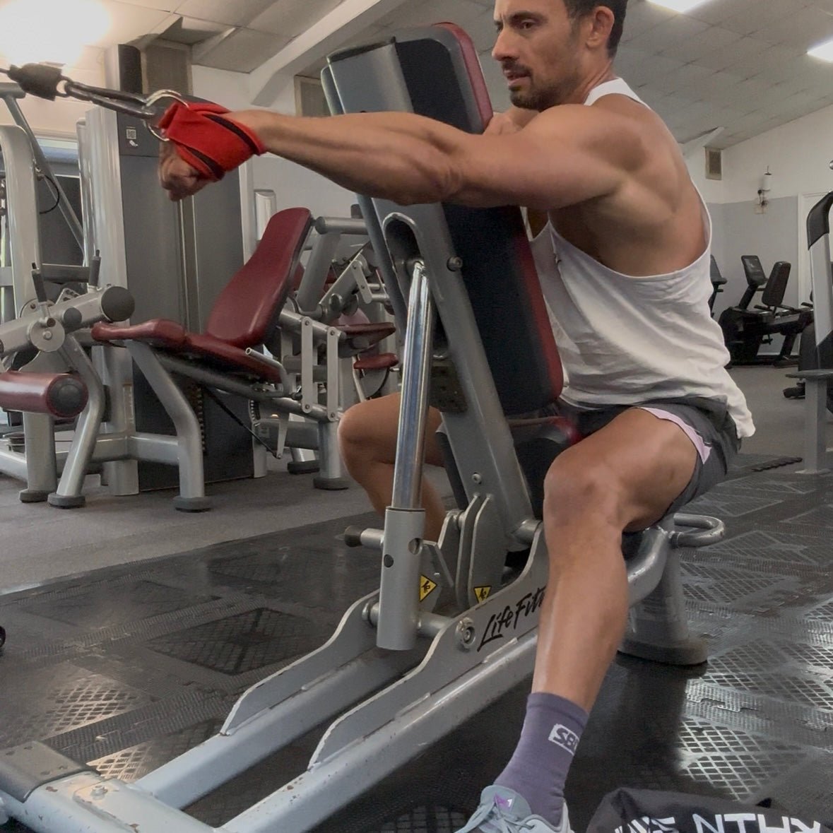 Neoprene Gym Ankle Straps with Double D - Ring Adjustable Cuff - Gym Bag Essentials
