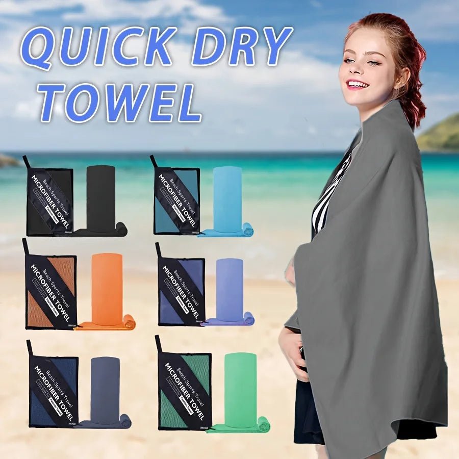 Quick Dry Microfibre Towel - Gym Bag Essentials