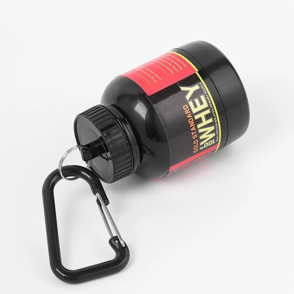 Single Serving Protein Powder Travel Bottle - Gym Bag Essentials