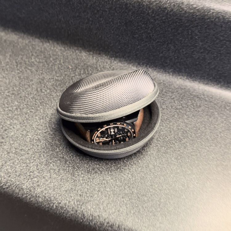 Single Watch Protective Waterproof Travel Storage Case - Gym Bag Essentials