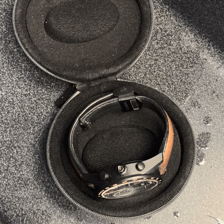 Single Watch Protective Waterproof Travel Storage Case - Gym Bag Essentials