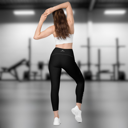 Gym Bag Essential Leggings with pockets - Black