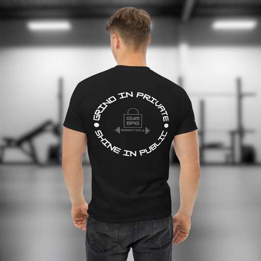 Gym Bag Essentials Classic Embroidered Tee - Grind