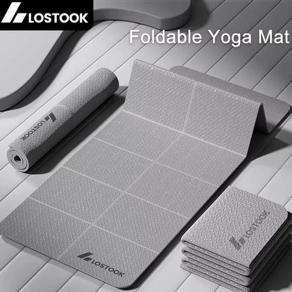 4mm Thick Foldable Yoga/Gym Mat - 183cm x 61cm - Gym Bag Essentials