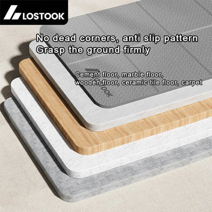 4mm Thick Foldable Yoga/Gym Mat - 183cm x 61cm - Gym Bag Essentials