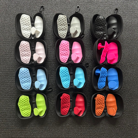 Silicone Gym Grips with case
