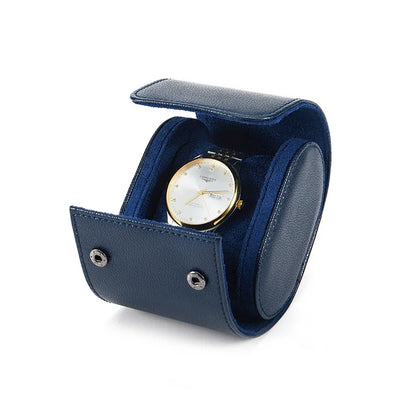 Luxury Leather Watch Travel Storage Roll