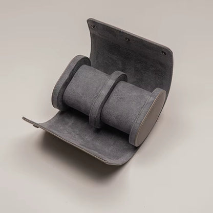 Luxury Leather Watch Travel Storage Roll